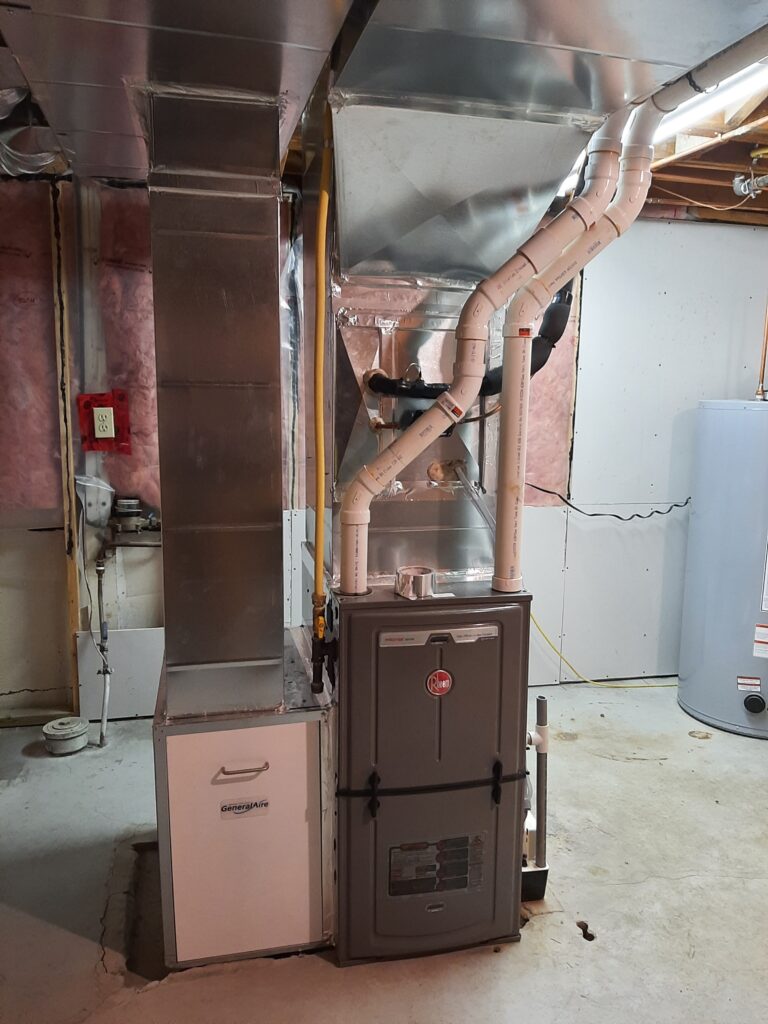 Cost of a new furnace in Ottawa - Rheem Furnace installation by AirZone HVAC Services