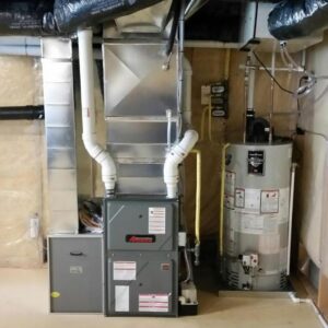 Amana Furnace installation by Ottawa heating and cooling contractor AirZone HVAC Services