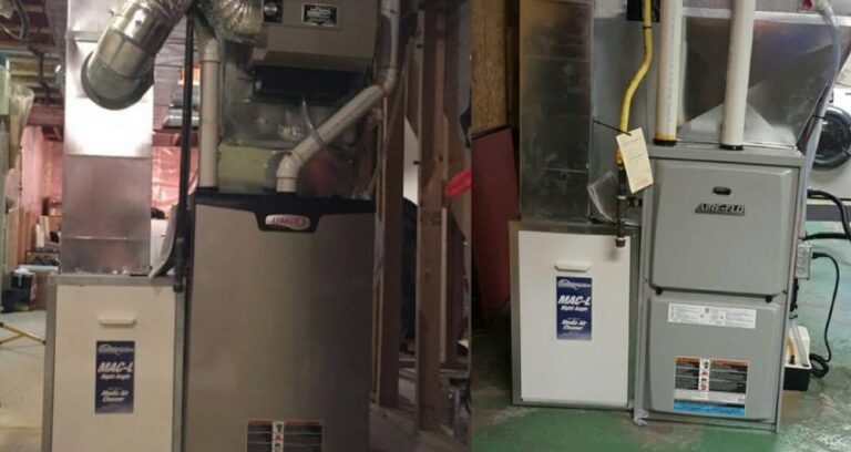 Two furnaces installed in Ottawa by heating contractor AirZone HVAC Services