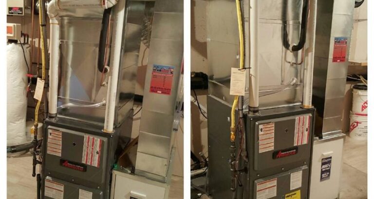 Amana Furnace installation in home