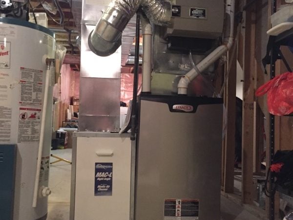 Lennox High Efficiency Furnace Installed in Home