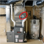 Clogged Furnace Air conditioner drain pipe