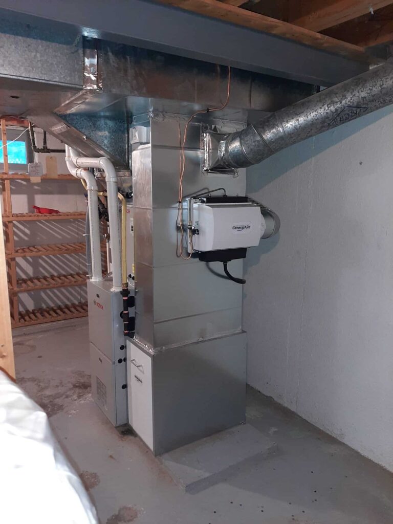 Ottawa Humidifier installed on Furnace