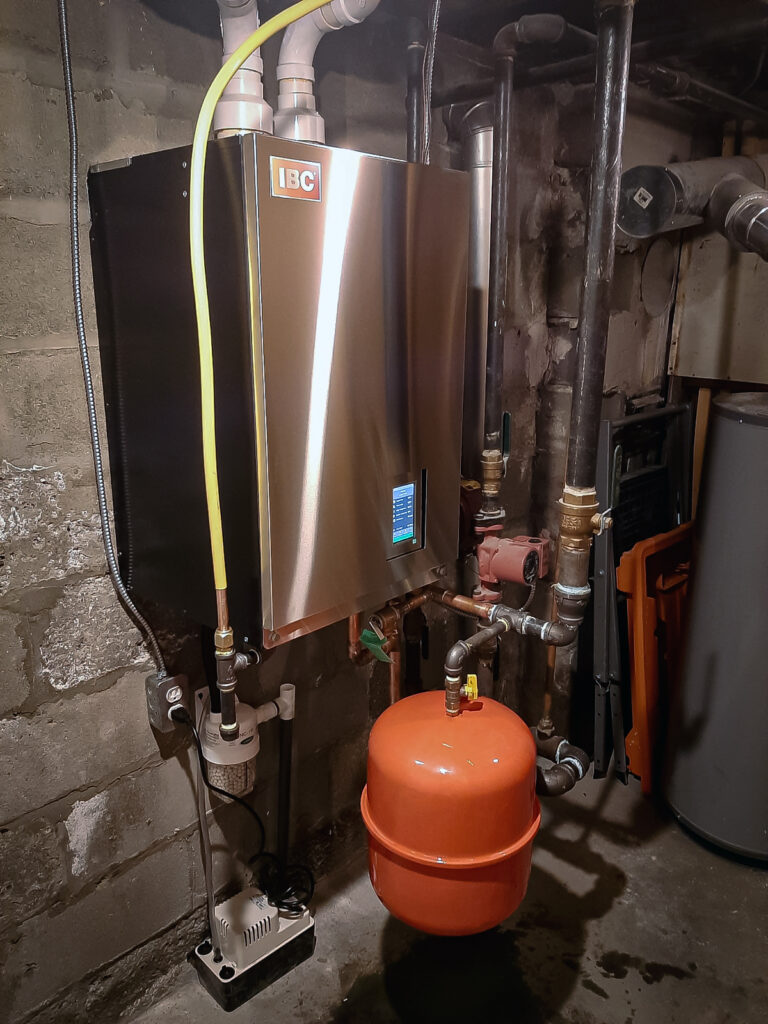 IBC Boiler Installed in the Glebe in Jan 2022 by HVAC contractor AirZone HVAC Services