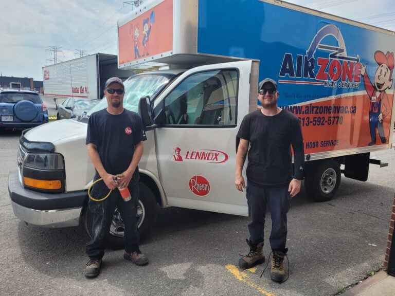 Summer HVAC Contractor Vehicle - AirZone HVAC Services - AirZone HVAC Services Summer HVAC Contractor Vehicle