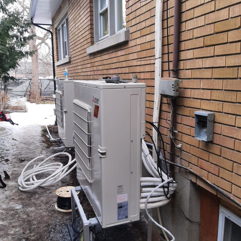 Cold-climate heat pump installation by AirZone