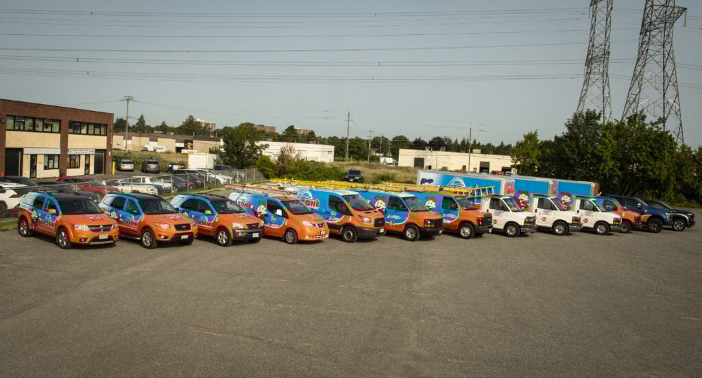 Ottawa HVAC Contractor Fleet Of Vehicles - AirZone HVAC Services - AirZone HVAC Services Ottawa HVAC Contractor Fleet Of Vehicles