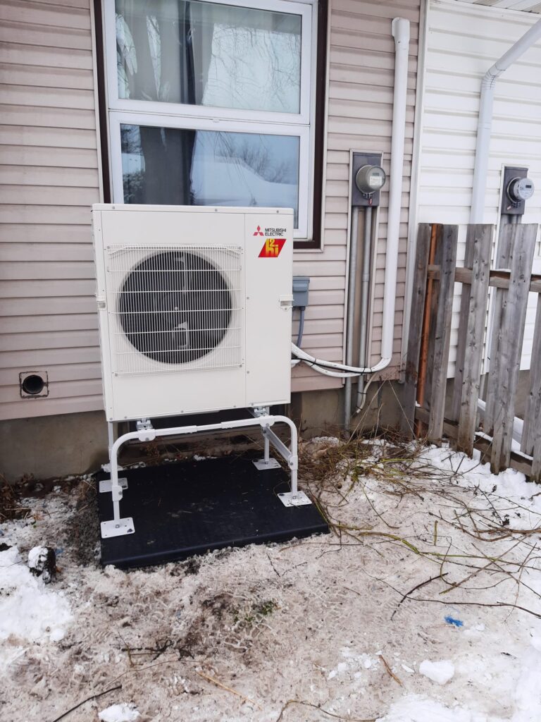Mitsubishi Hyper Heat installation by AirZone