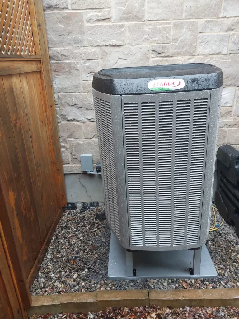 An Ottawa installation of a top of the line cold climate heat pump; the Lennox SL25XPV