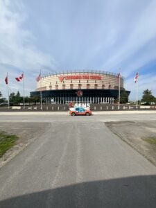 Kanata HVAC Services from your local heating and cooling contractor. We are pictured here in front of the local arena.