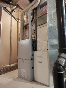 Bosch Furnace With 5" Air Filtration System Installed