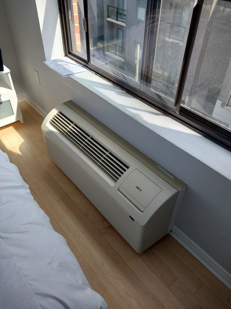 PTAC Ottawa - AirZone HVAC Services - AirZone HVAC Services Personal Terminal Air Conditioner (PTAC) Installed in Ottawa by AirZone HVAC Services