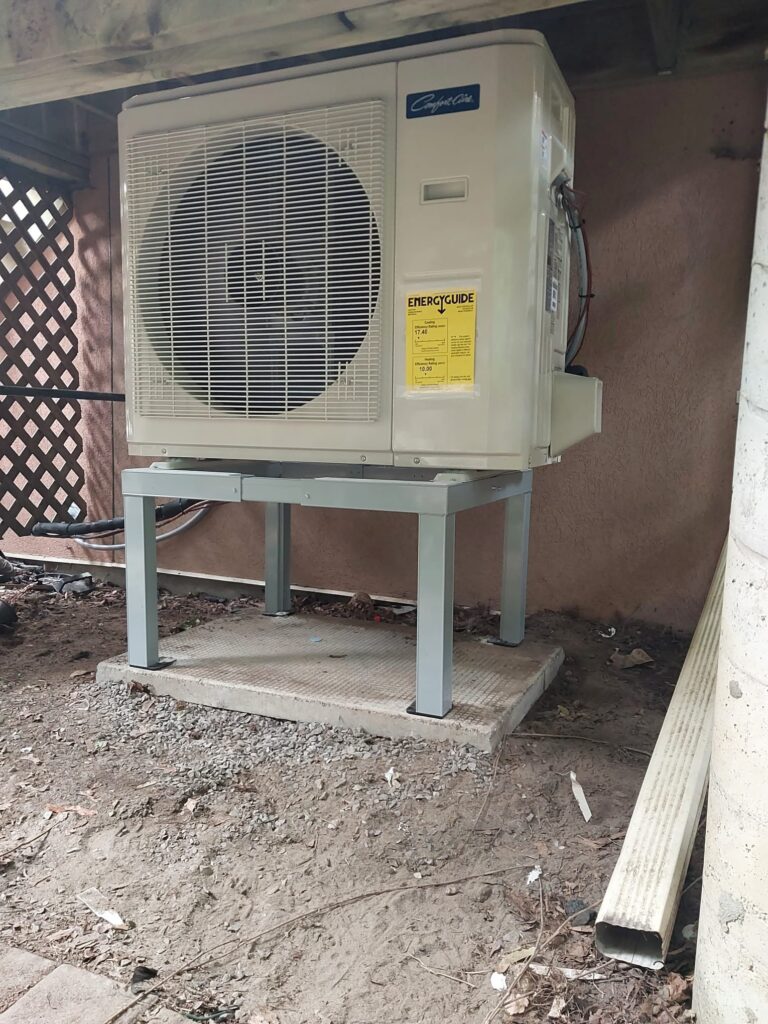 Comfort Aire Heat Pump Install in the Byward Market (Ottawa) by AirZone HVAC Services