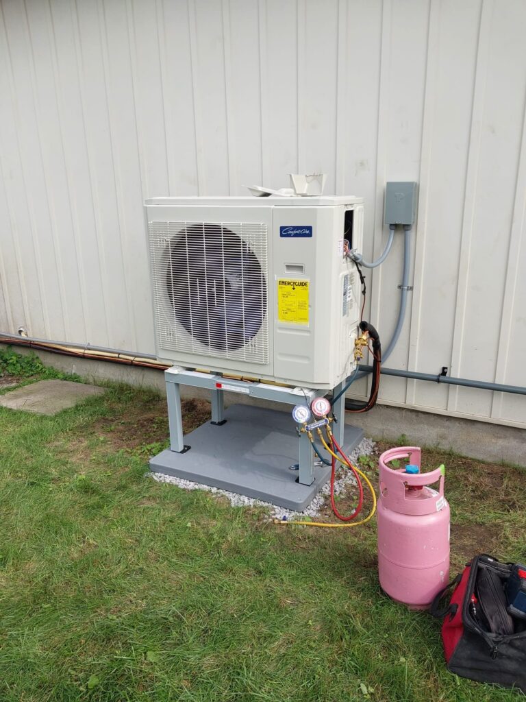 Cold Climate Heat Pump installed by AirZone HVAC Services in Centrepointe, Ottawa.