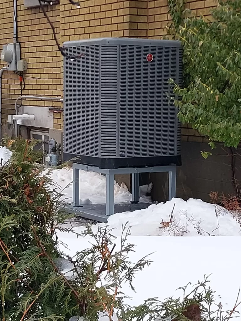 Rheem RP18 Heat Pump Installation in Ottawa, Ontario.