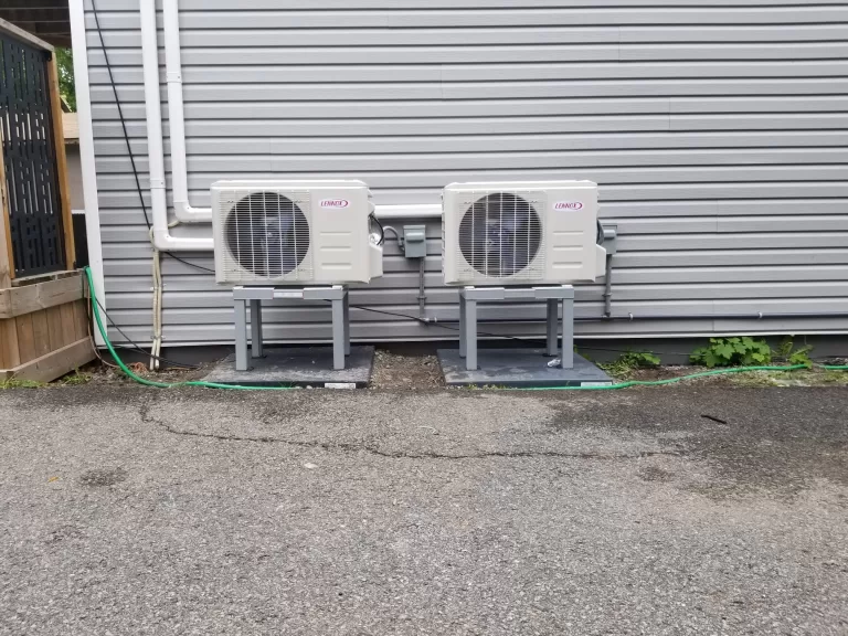 Two Ductless AC's installed in Ottawa by AirZone HVAC Services.