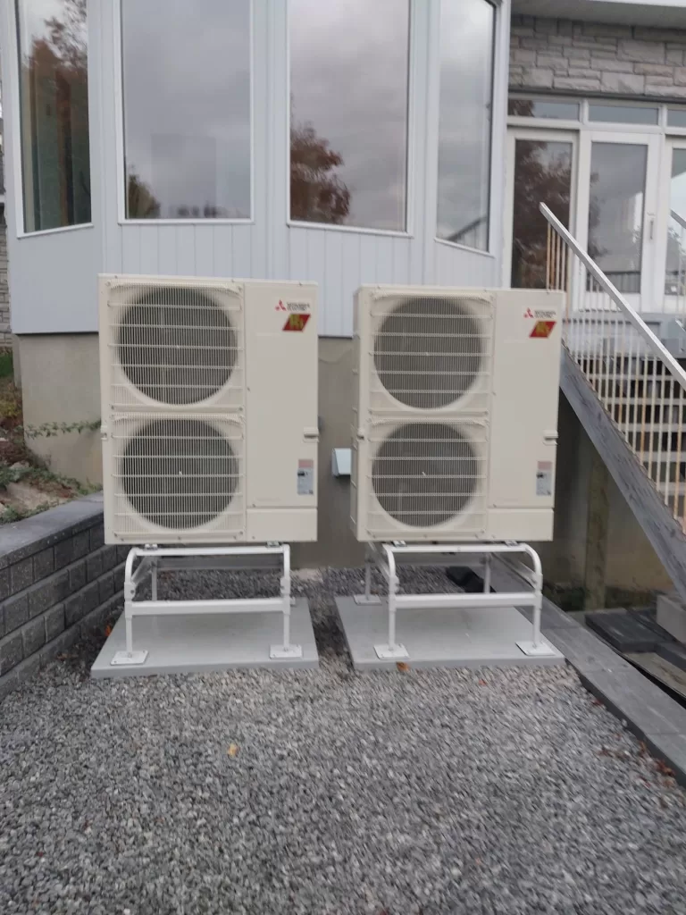 Mitsubishi Heat Pump Installed in Dunrobin ON