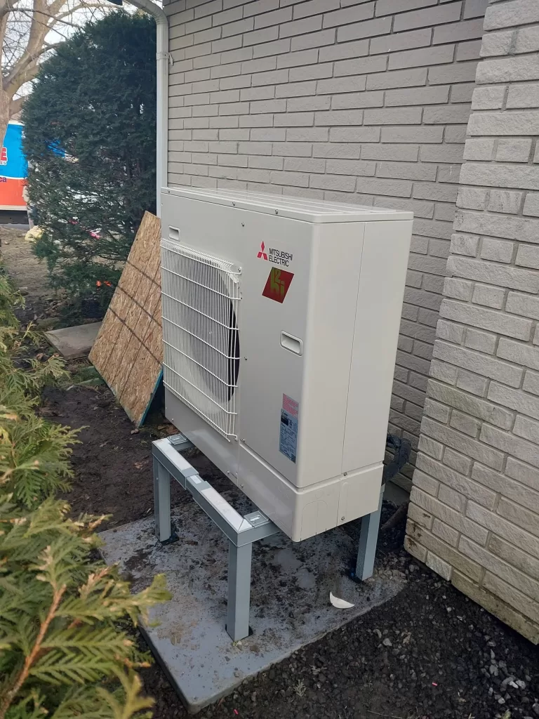 Mitsubishi Heat Pumps supplied and installed by AirZone HVAC Services in Hunt Club Ottawa.