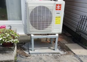 A Moovair Heat Pump installation in the summer of 2024 in Kanata, Ontario.