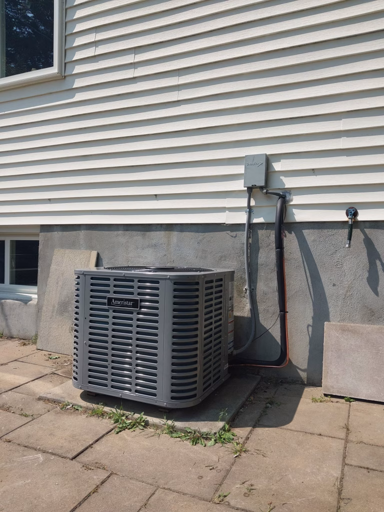 New central air conditioning installation Ottawa.