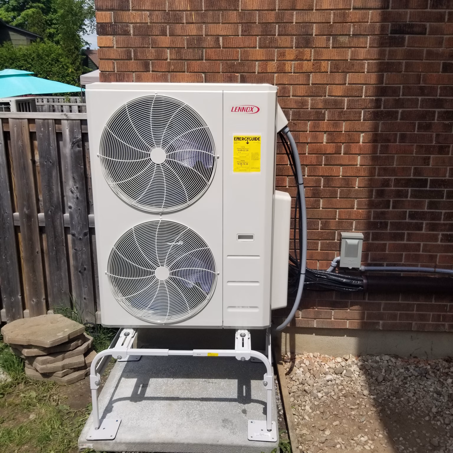 Lennox Ductless Heat Pump installation in Kanata