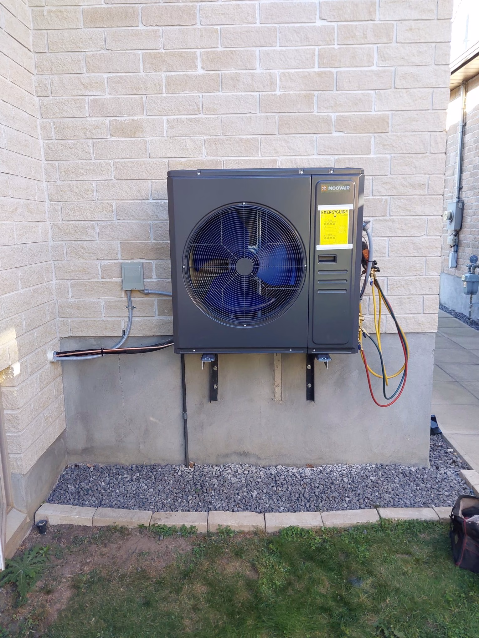 New Moovair Cold Climate Heat Pump install Ottawa