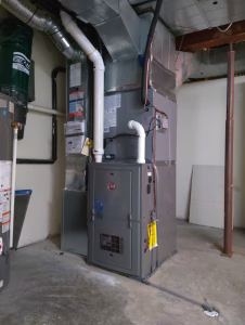 New Rheem Furnace with Heat Pump in Ottawa