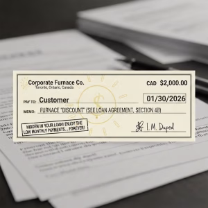 Tricky Furnace Rebate Cheque - AirZone HVAC Services Tricky Furnace Rebate Cheque