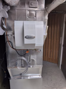 Aprilaire Fan Powered Humidifier installed in Kanata - AirZone HVAC Services Aprilaire Fan Powered Humidifier installed in Kanata